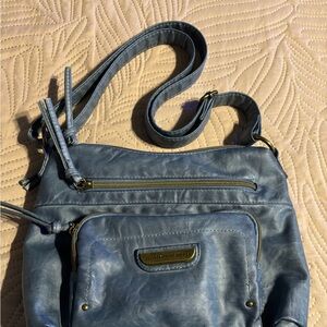 Stone Mountain Accessories Slate Blue Crossbody Bag